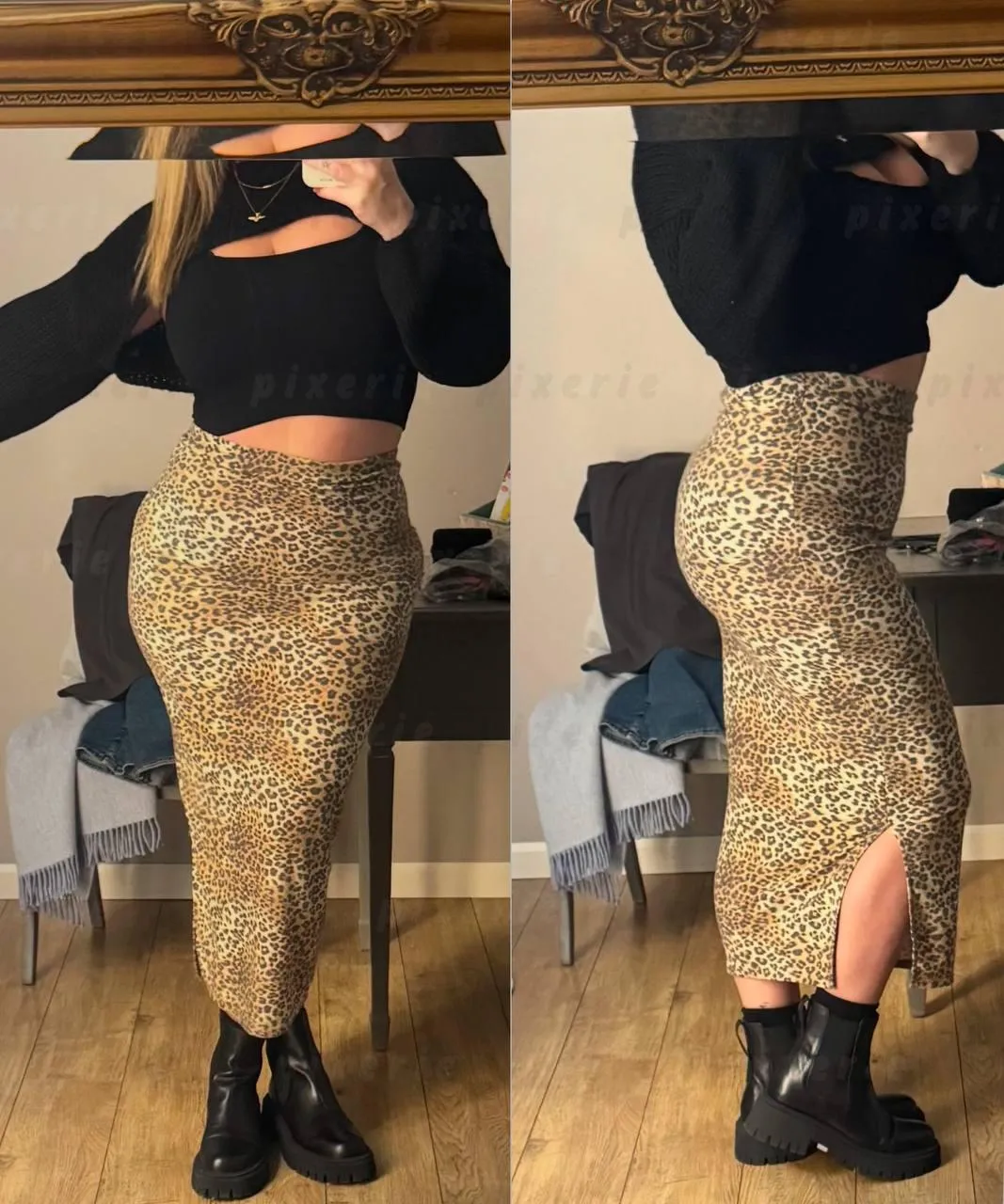 Lonely wife asks for opinions on outfits. And yes, that's me