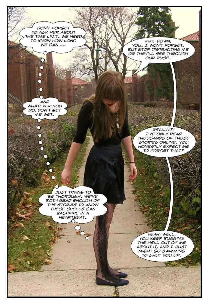 New Caption! Testing the Stories #clothingtransformation #inanimatetransformation #pantyhose #magicaltransformation