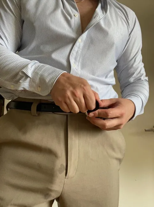 not a suit, but working