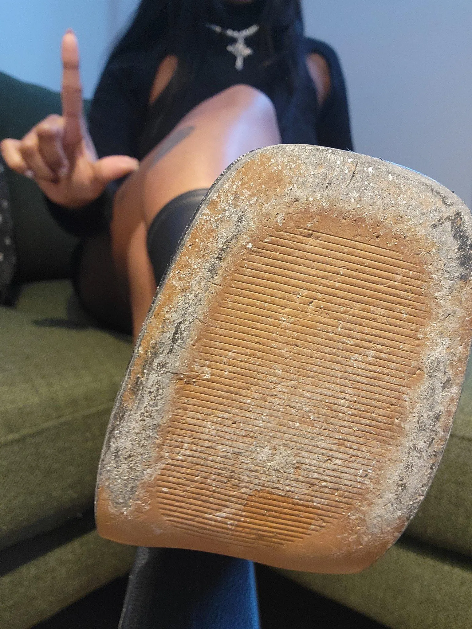 On your knees, bootlicker