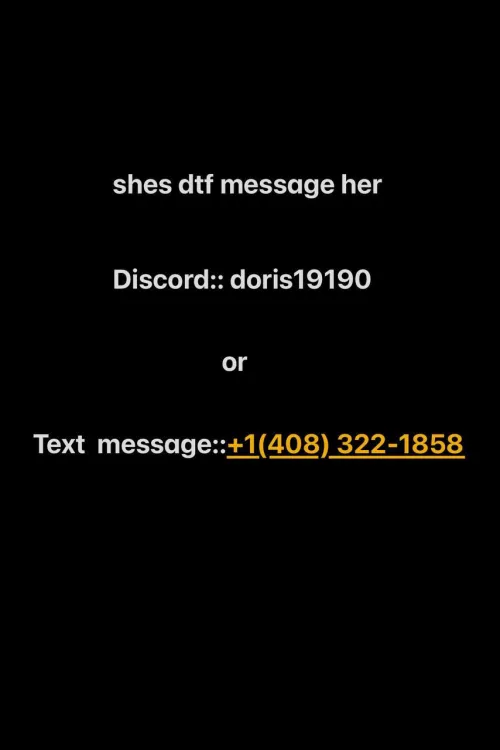 She’s DTF message her