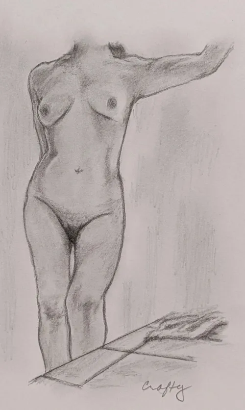 Still standing: graphite on bristol