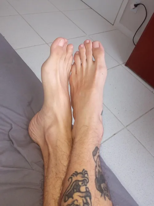would you lick in between my big long toes?