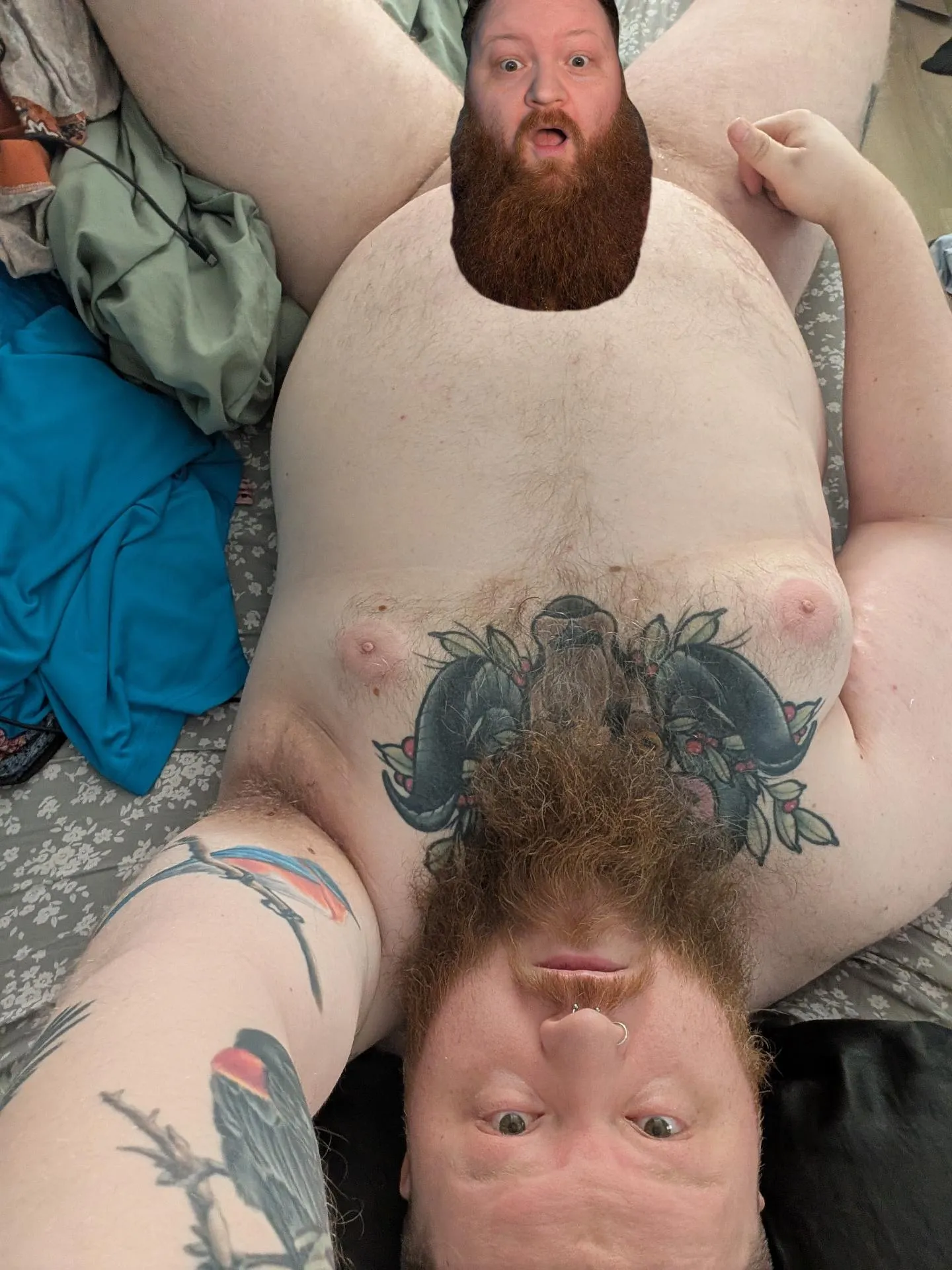 Belly covered in cum