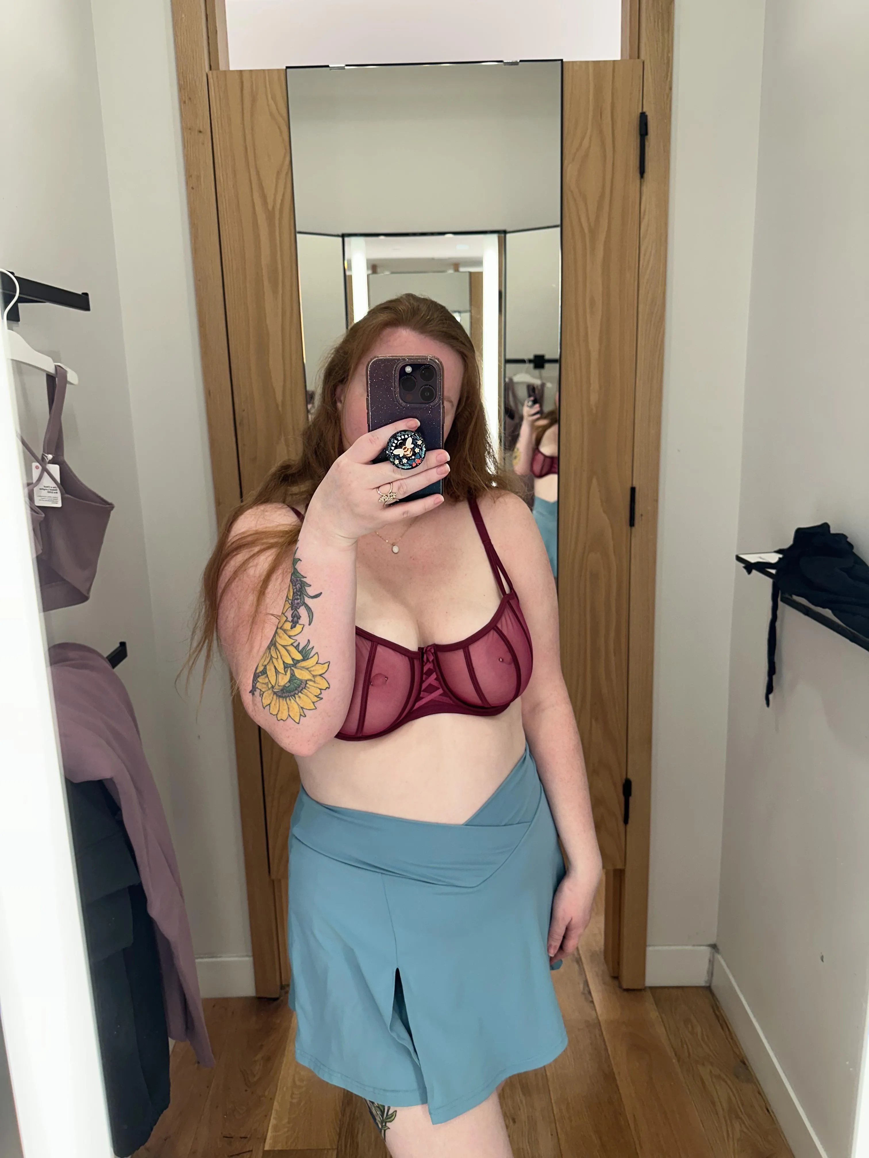 Every dressing room is an excuse to take pictures