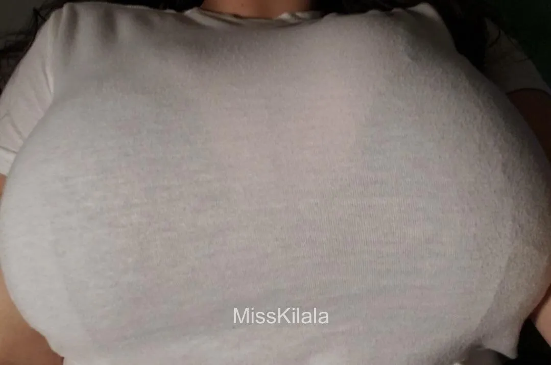 Fully clothed and my tits still can not be contained