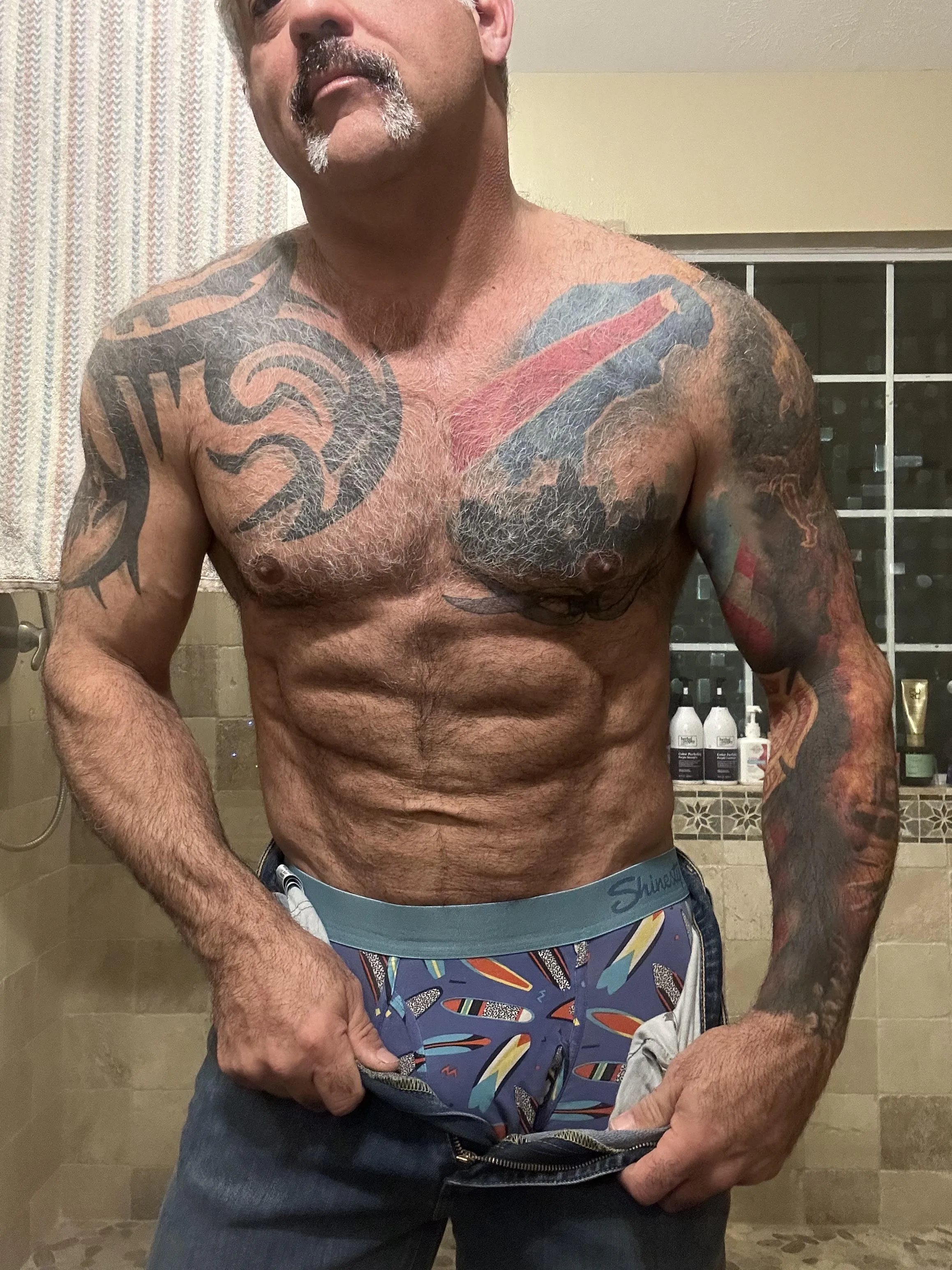 Getting comfortable after a long day…