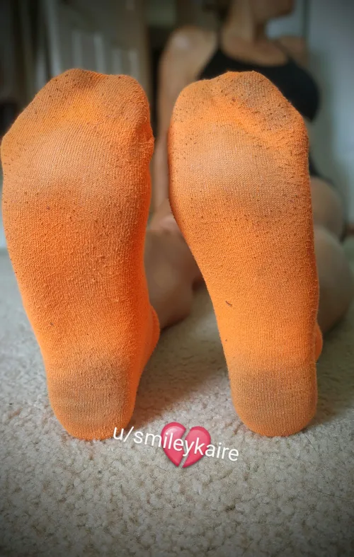 Have you ever smelled my socks? 🤔😋💦💜 [F] (oc)