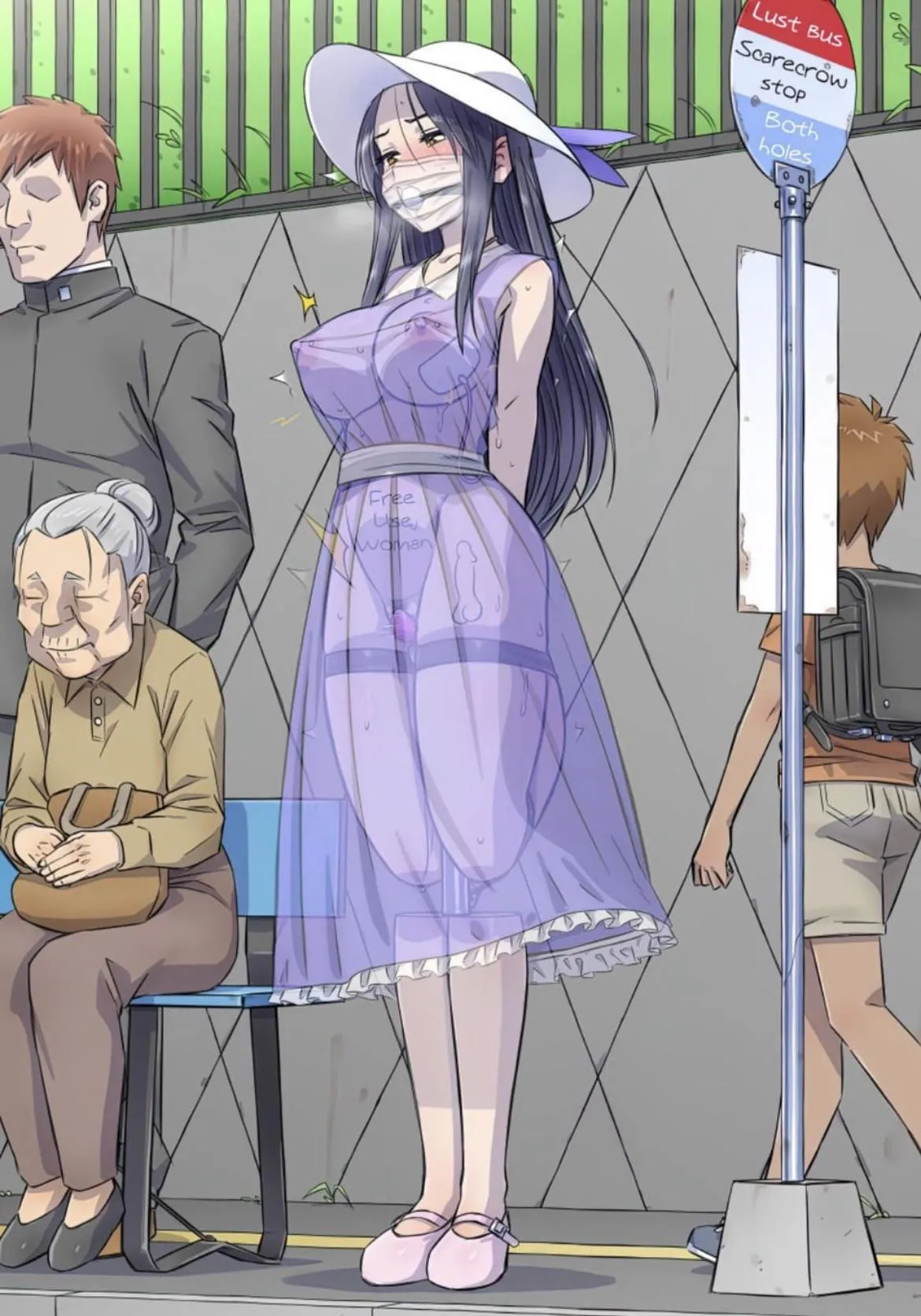 How to discreetly go out as a bondage obsessed free use slut