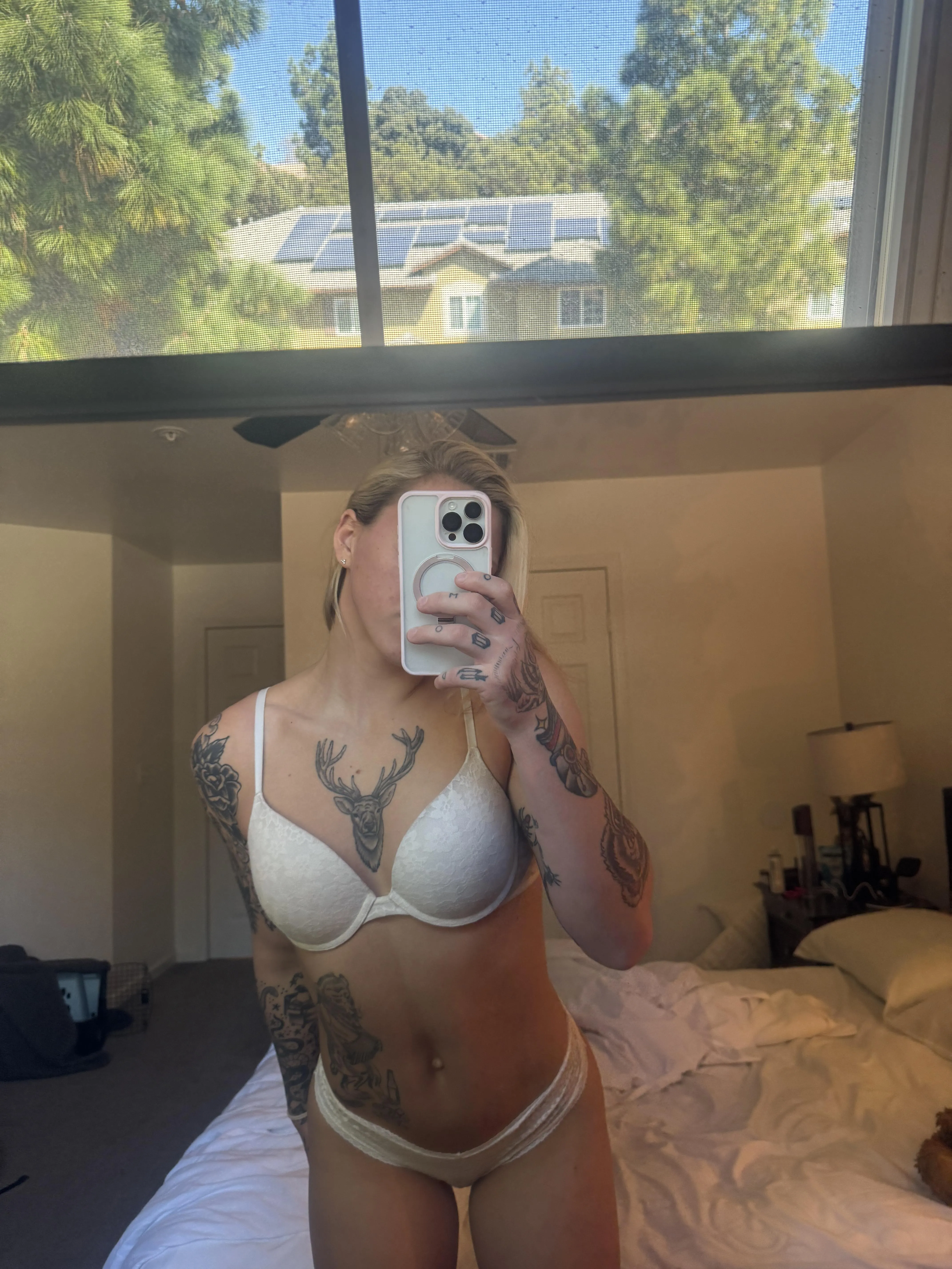 I know you cant stop sending when you see me in a white set