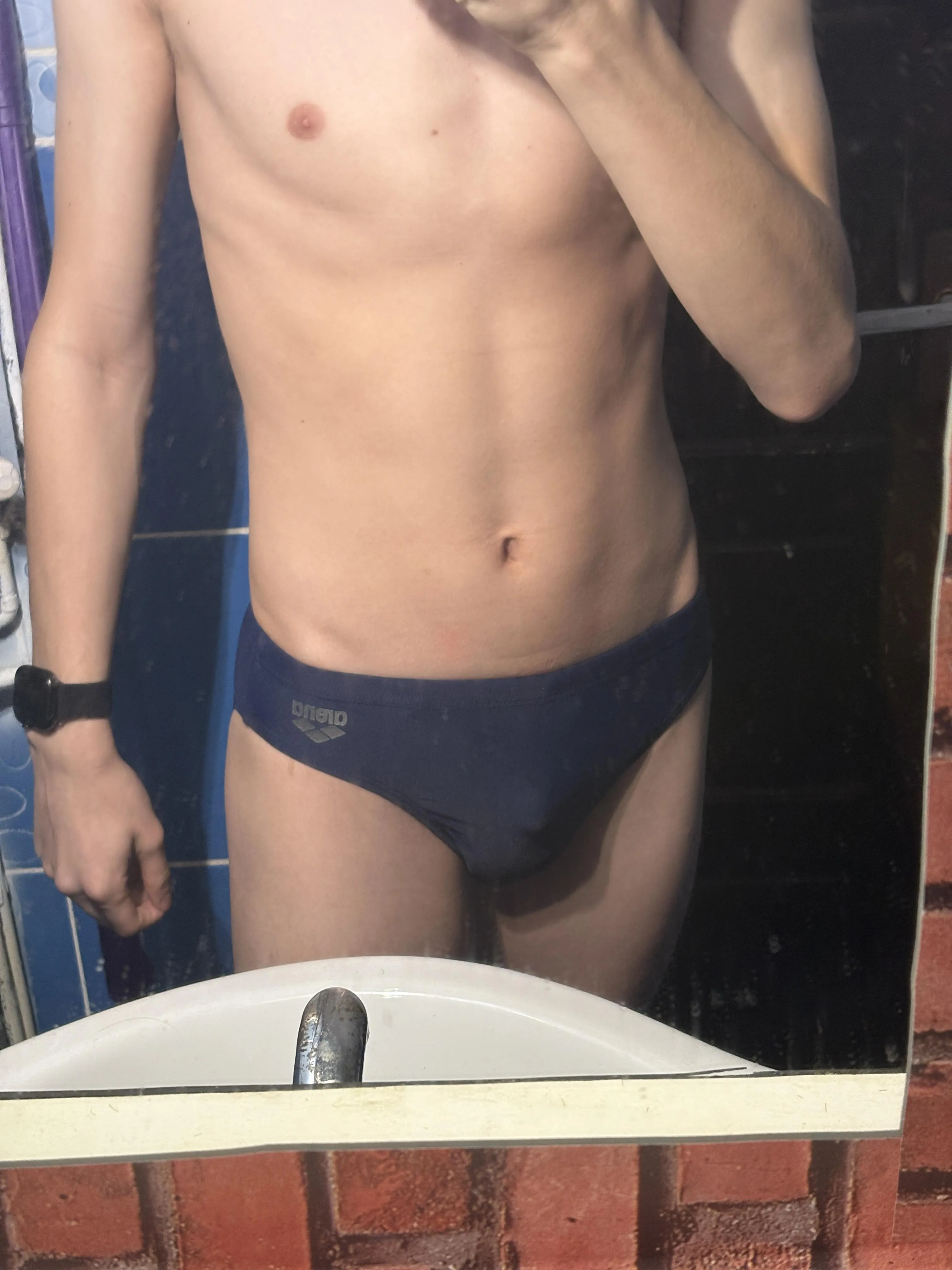 I may be bad lookin’ but the speedos are on point