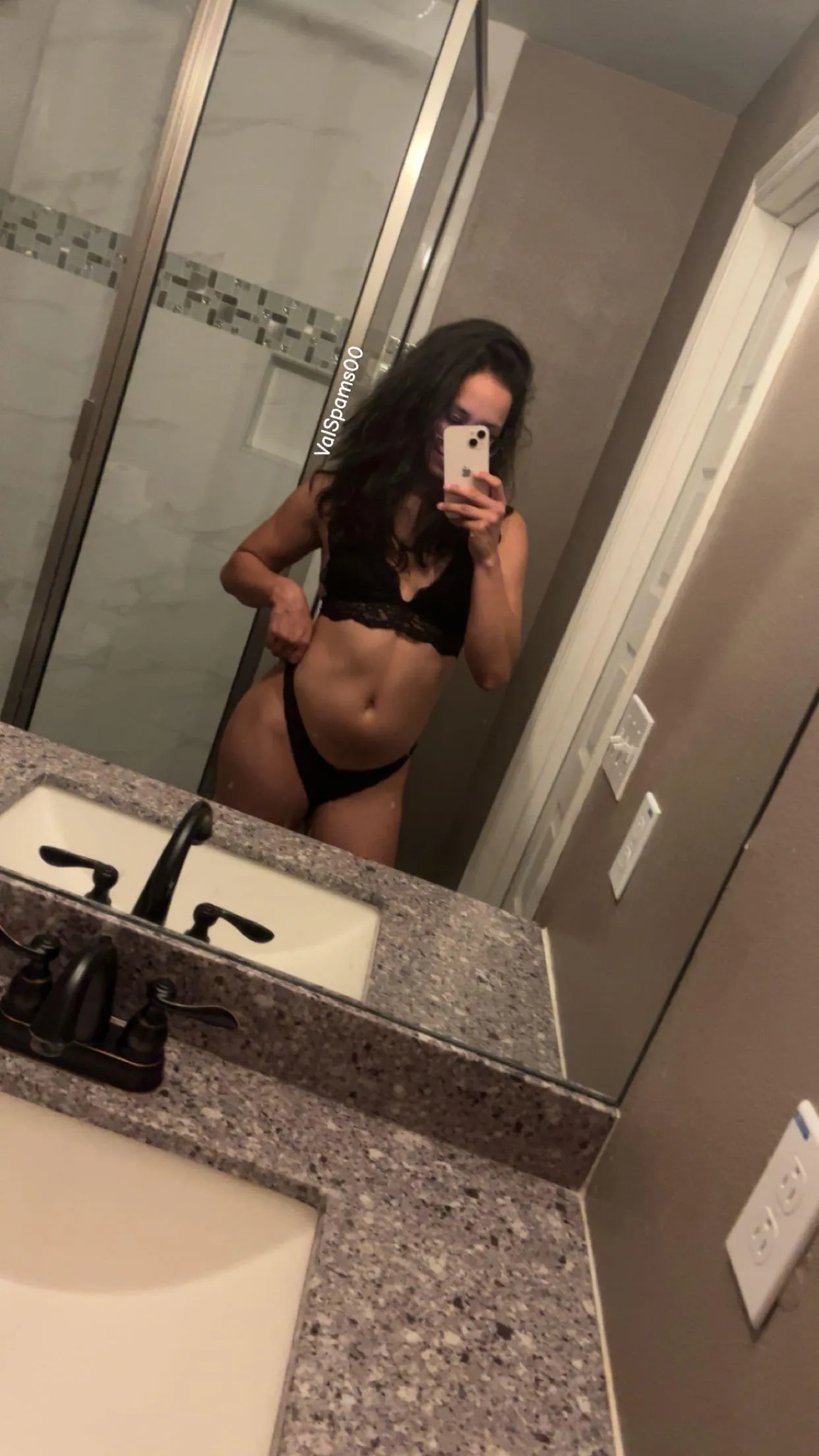 Just unhook and pull down baby