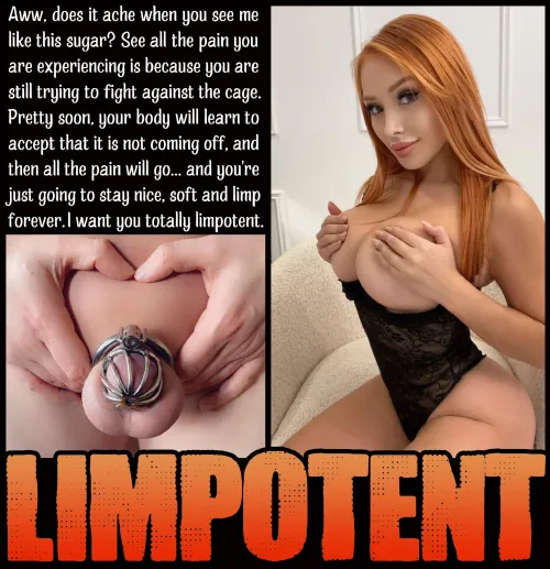 LIMPOTENT [chastity] [femdom] [denial] TeasAndDenial on Imagefap