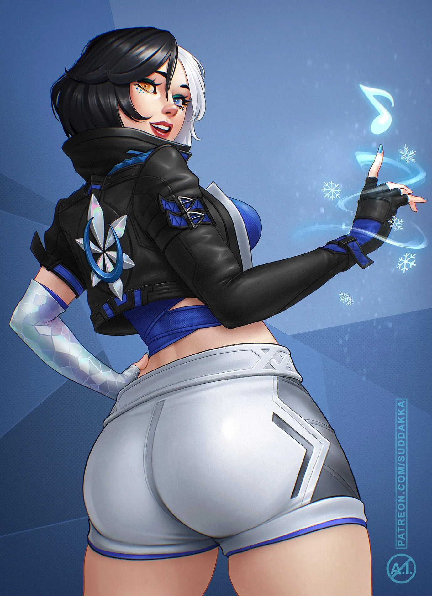 Luna Snow fanart (Suddakka) [Marvel Rivals]