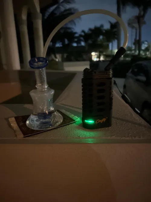 Mobile Crafty and bong setup