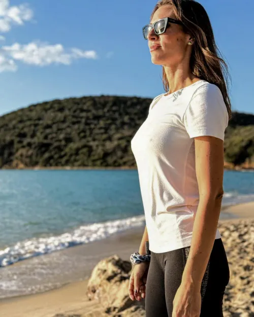 Sara Brusco punta l'orizzonte