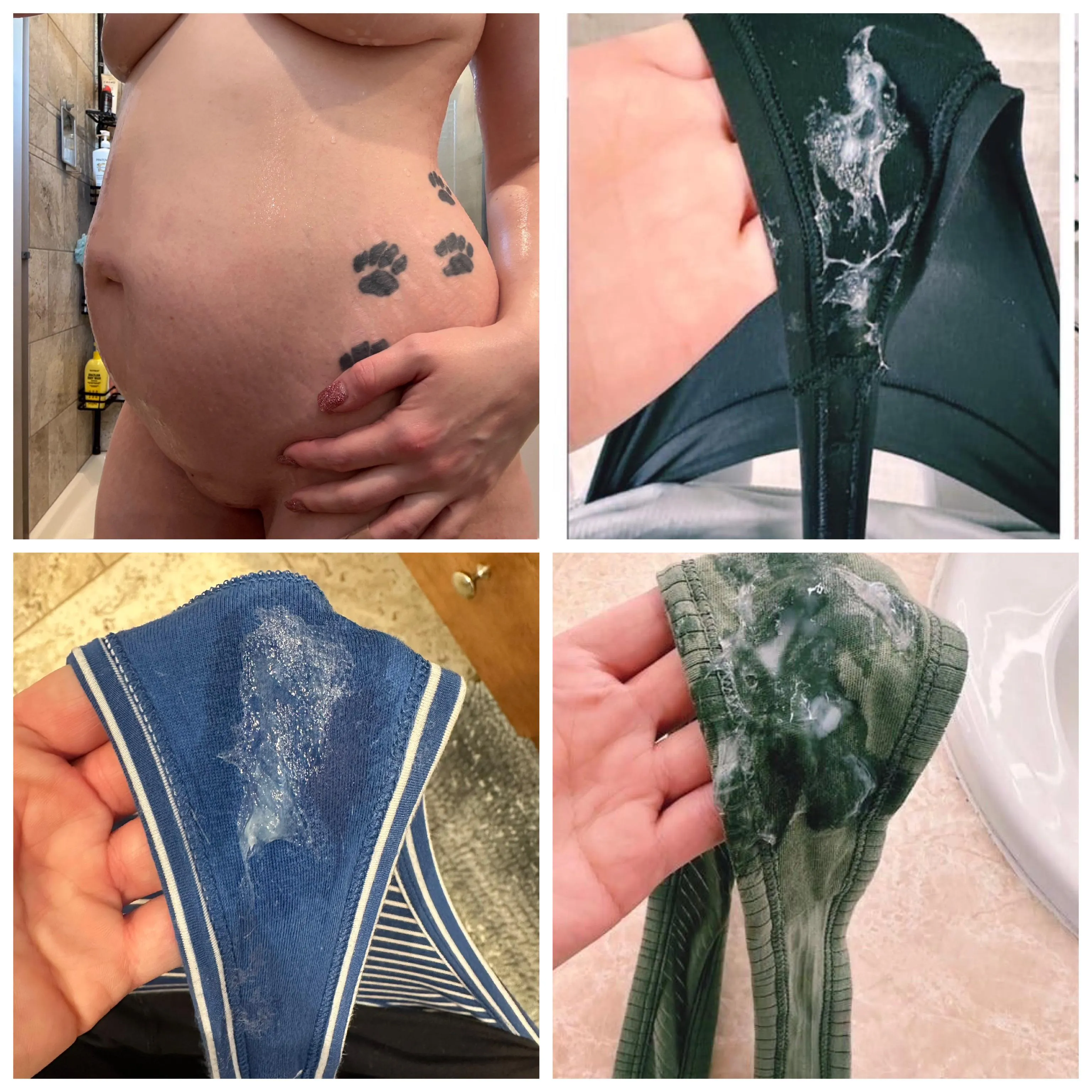 Sweaty & creamy Pregnancy panties! 5 ⭐️ intoxicating scent that will have you addicted! Add ons in comments. Vacuum sealed, proof pics, free shipping +tracking included.[Selling] [US] contact info in comments
