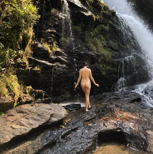 The Nymphs waterfall.