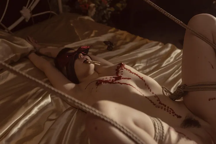 Vienna Banks. Tied and ready to be tortured