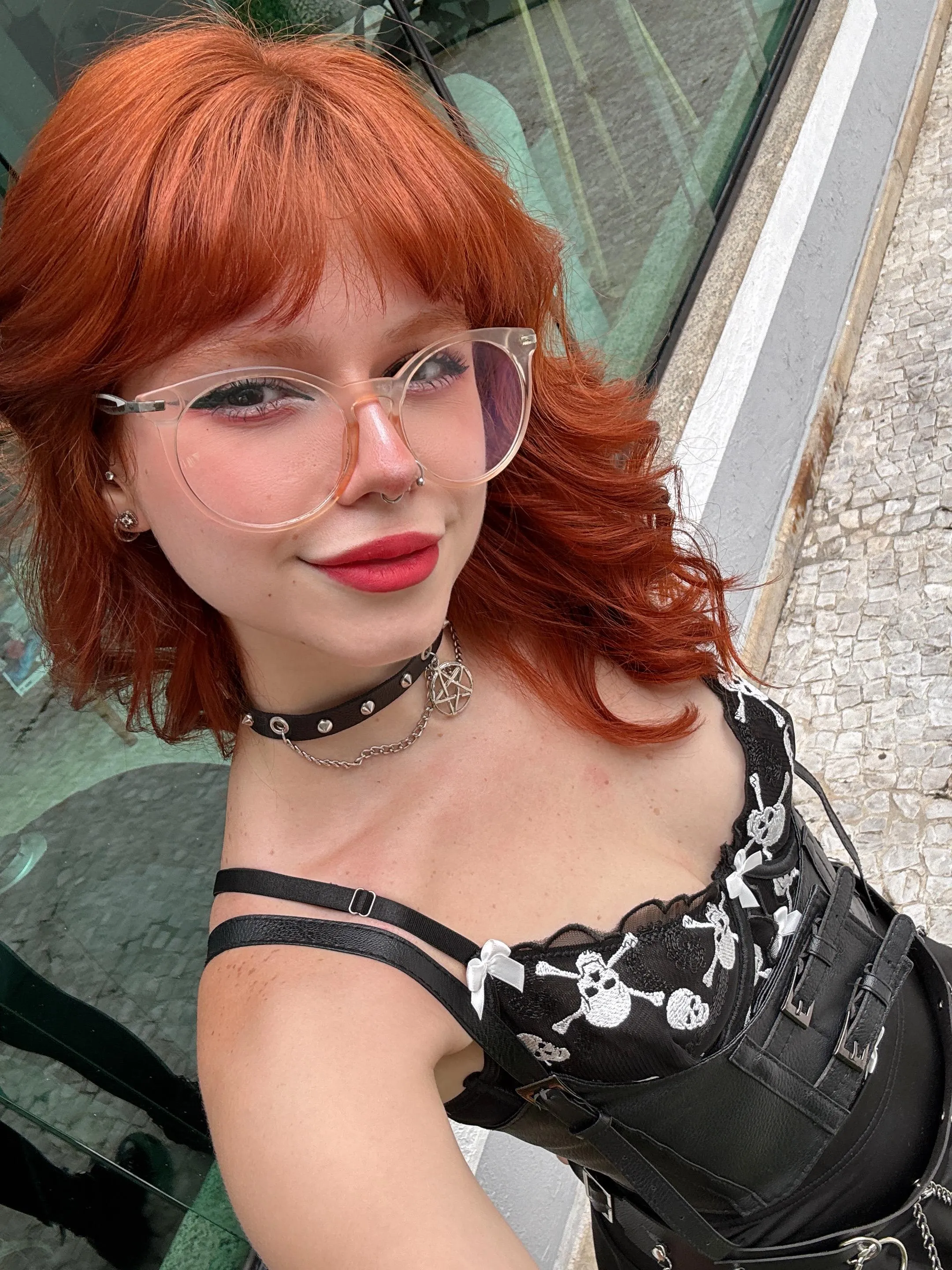 When the face doesn't match the outfit