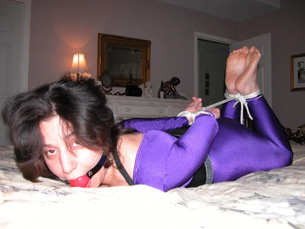Wife in a Predicament: Barefoot, Bound and Ballgagged
