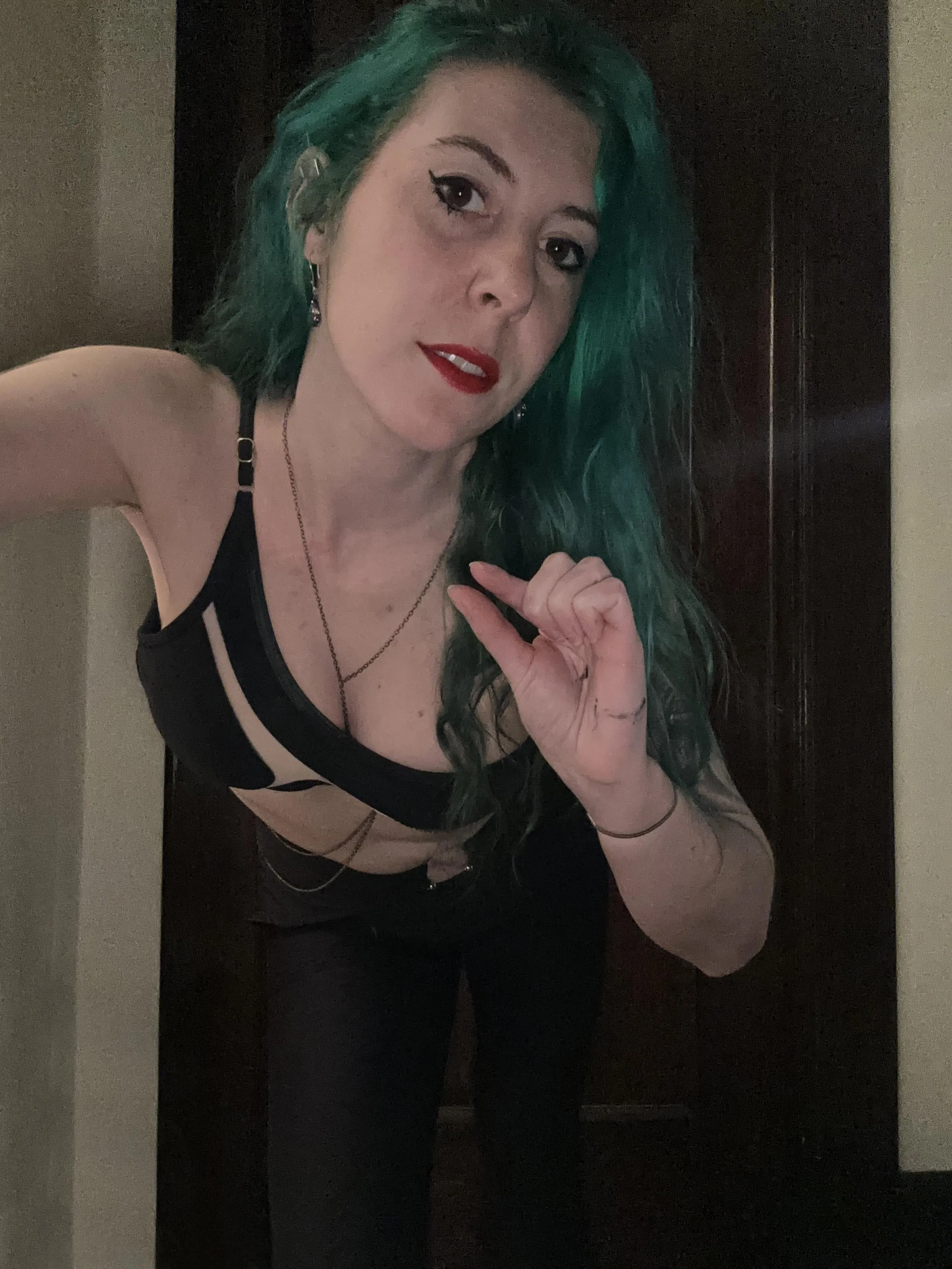 Before I go out, here's a message for you