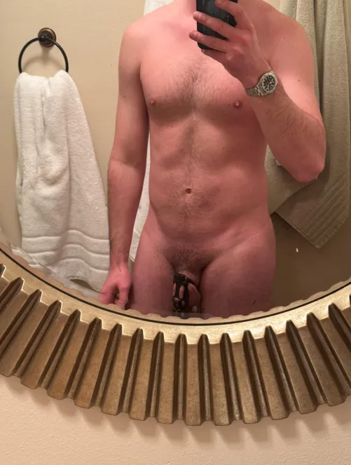 Being constantly horny really helps the workouts