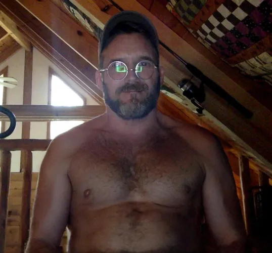 Dad with the bod that comes standard.