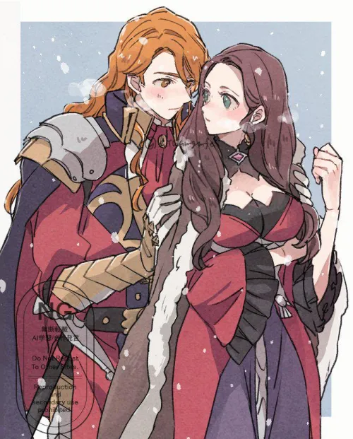 Ferdinand keeping Dorothea warm (ktnamgmfe)