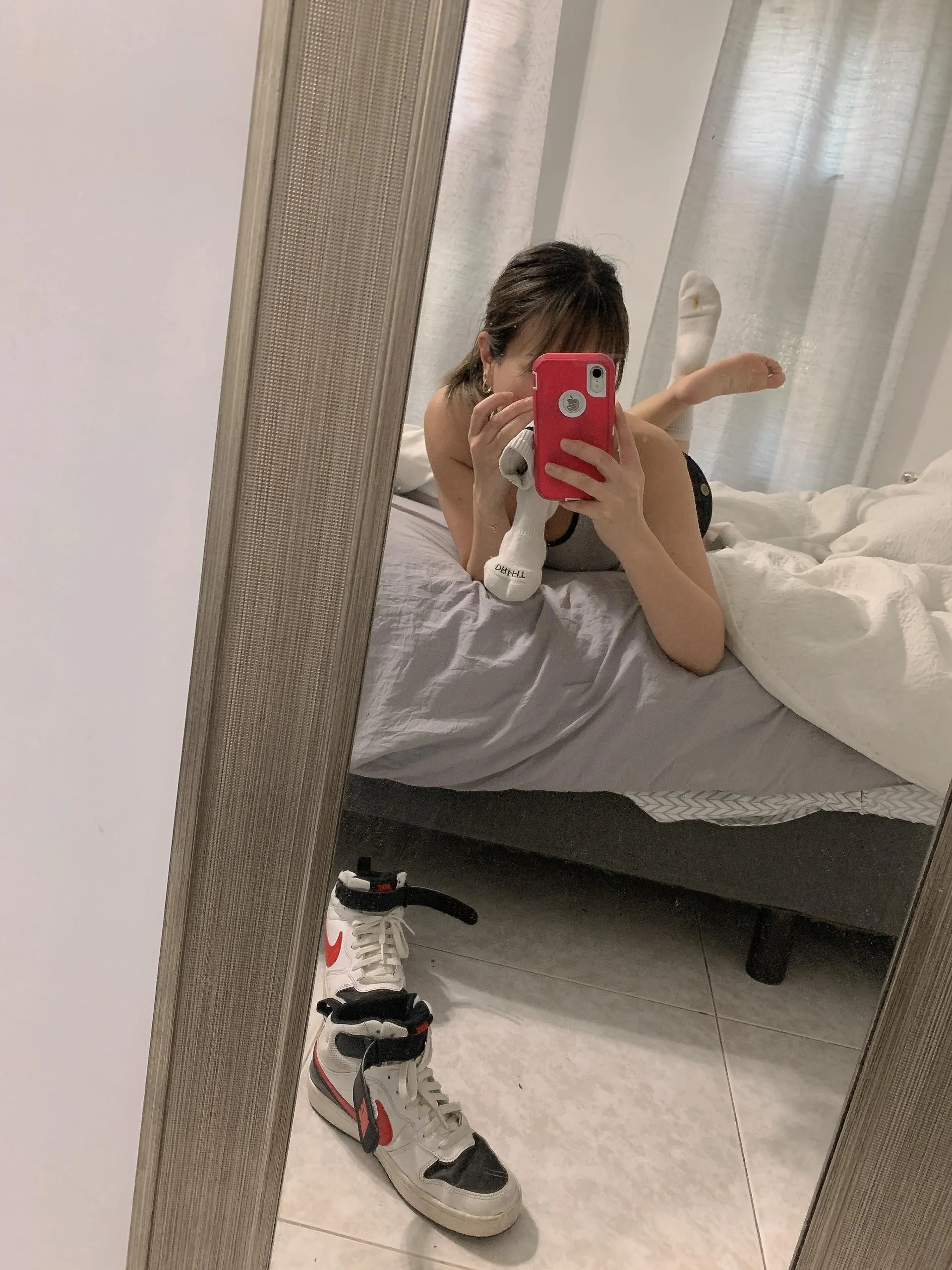 Japanese gym girl after booty day