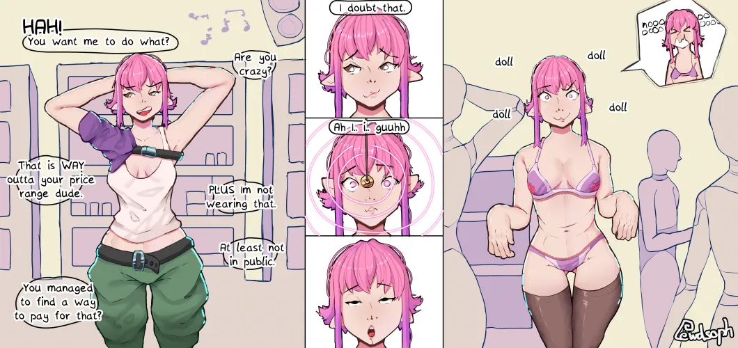 lily is a good display doll for this store~ (wish it could join her <3) (oc) (lewdsoph)