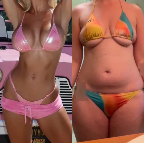 My bfs dream girl in a bikini next to me… how do I compare???