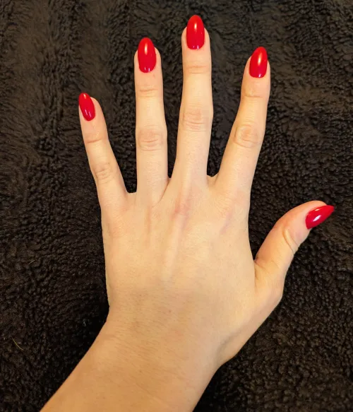 New here and new mani ❤️😍