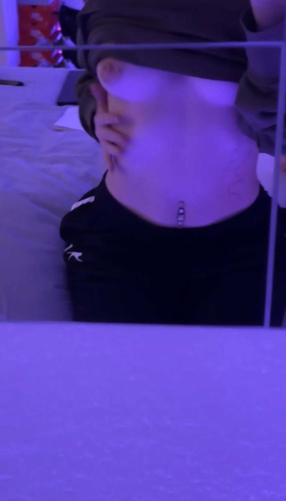 No bra makes the outfit smoother