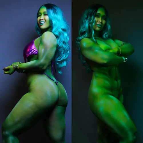She Hulk from Marvel comics by Mishamai