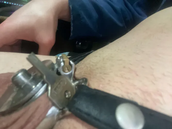 Broke my key on purpose.