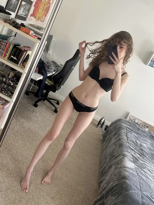 calvin klein black thong