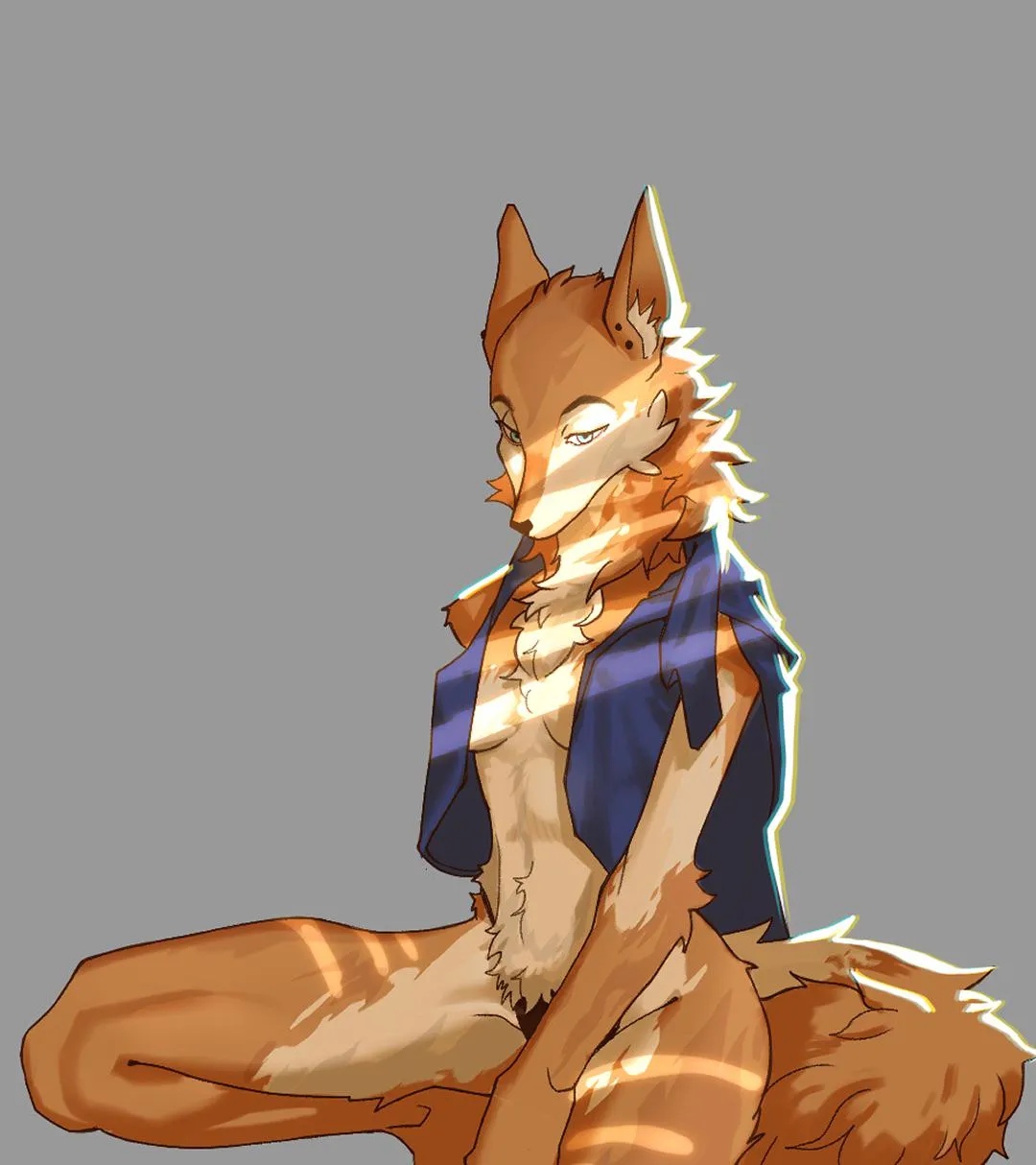 [F] Furry Character Splash art (Residual_Stardust)