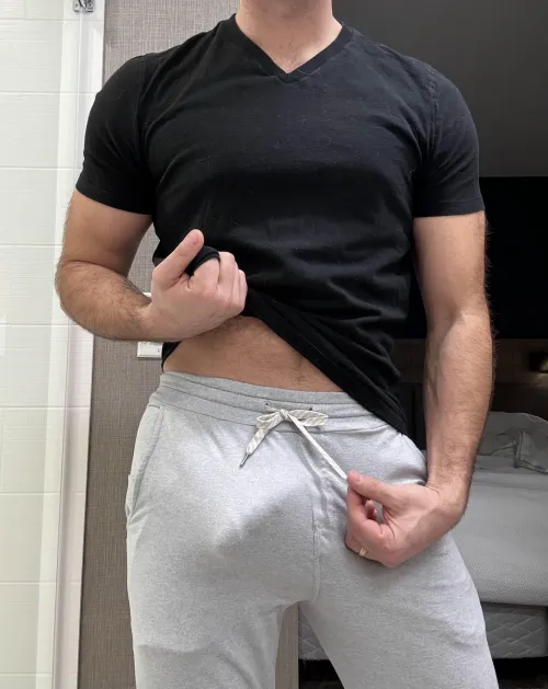 Gray sweats welcome here?
