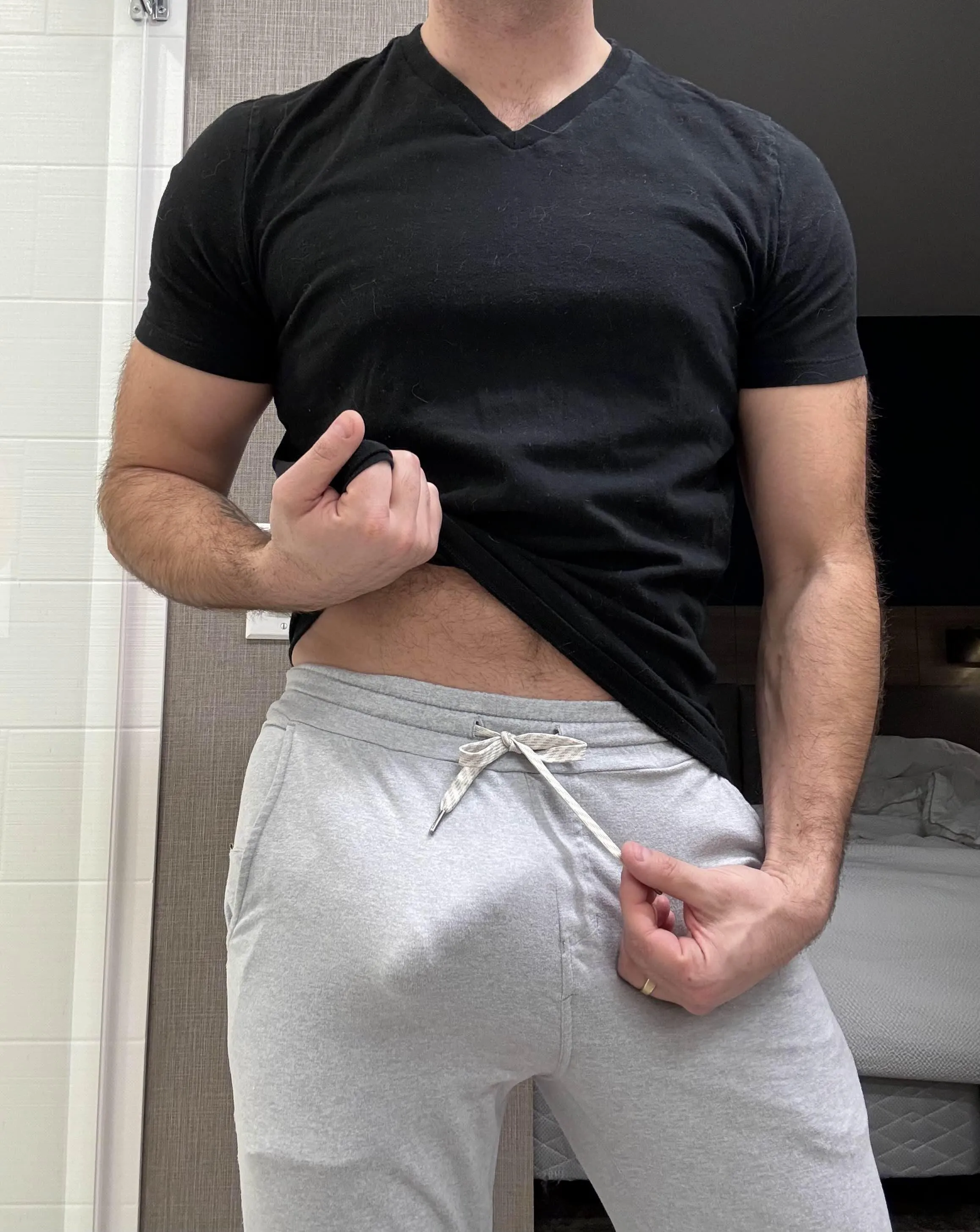 Gray sweats welcome here?