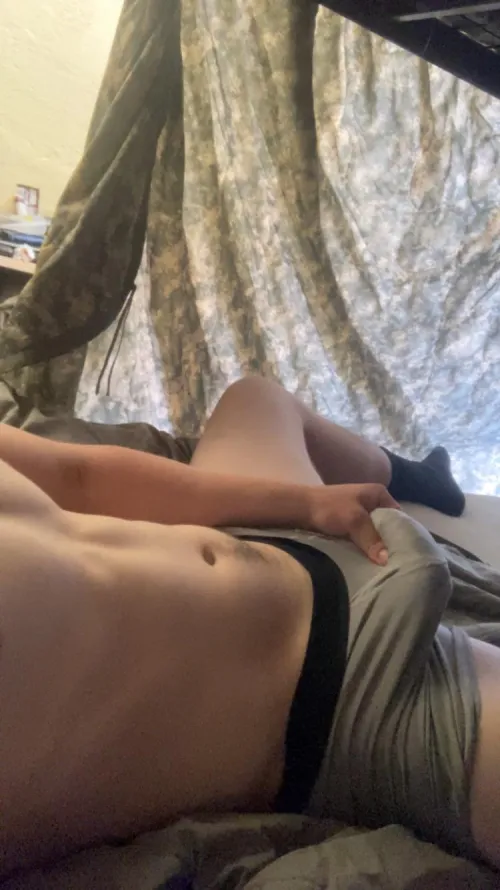 Hope nobody looks into my jack shack and sees me