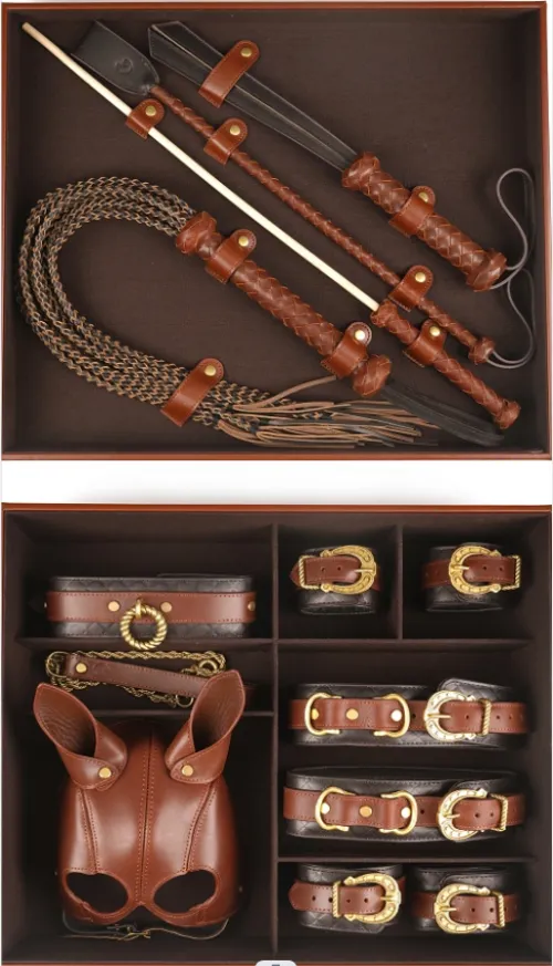 Participated in the production of liebeseele products, I believe no one will not love this set of bdsm leather goods.