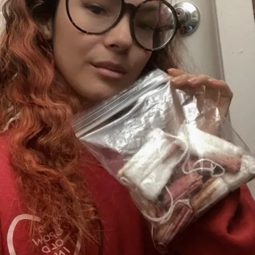 Week worth of used tampons! (11 total)~ [Selling] used items, digital, and vials