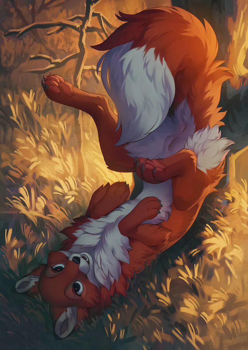 Whoops I tripped, guess I gotta be more careful, hey what are you looking at. ( Artist Hioshiru)