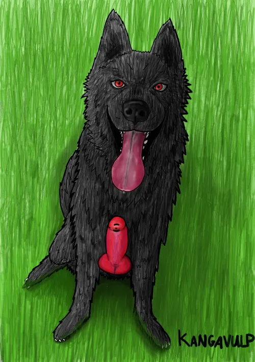 You know what he wants~ (oc) (Kangavulp)