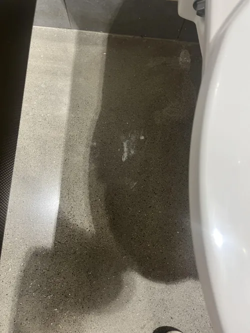 (19) found this in the local Walmart bathroom. Is it a cum stain and if so should I add a huge load to it