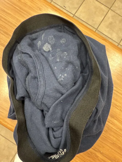 (43) Found tagged underwear in locker (not mine)