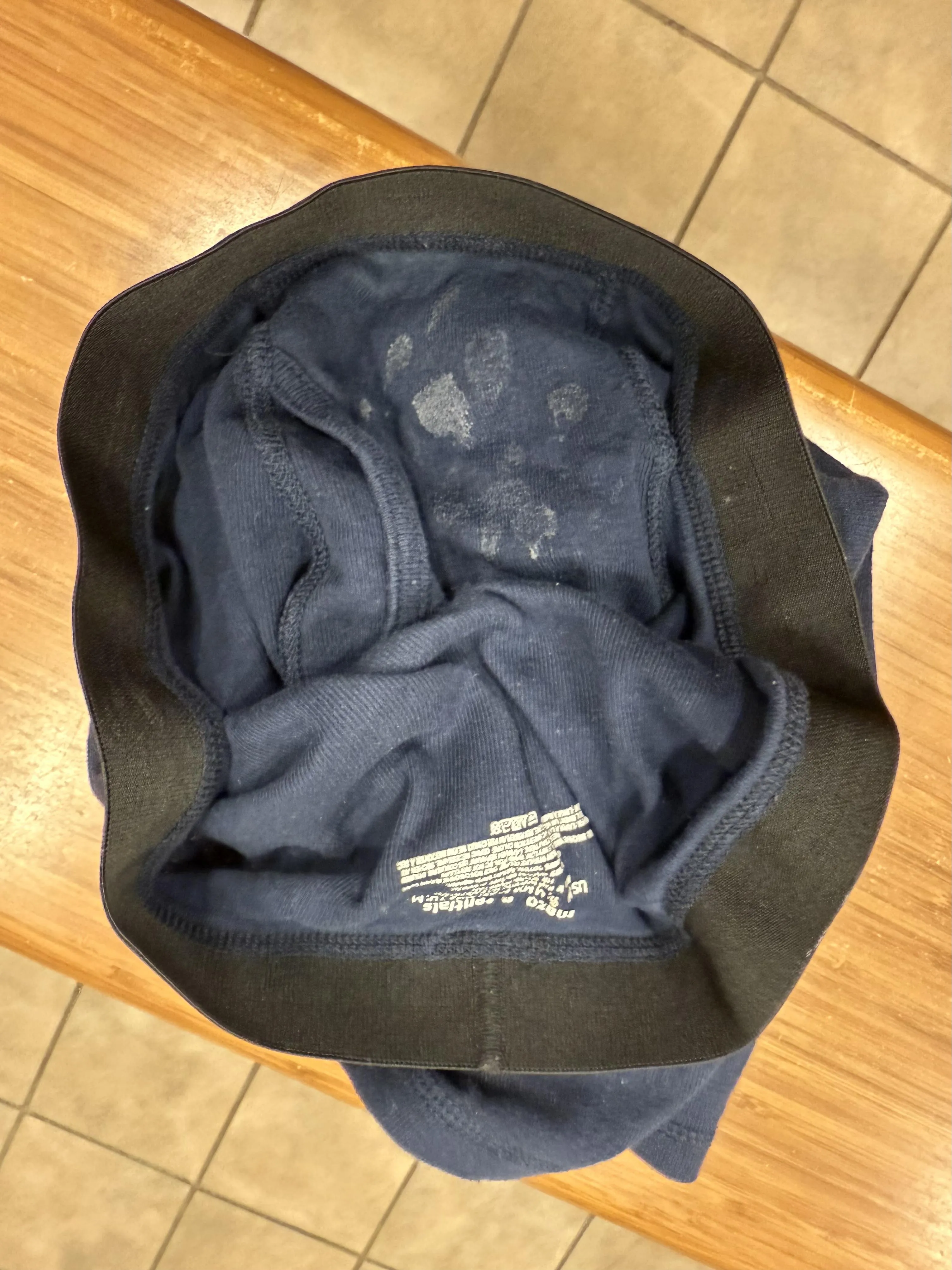 (43) Found tagged underwear in locker (pic 2) (not mine)