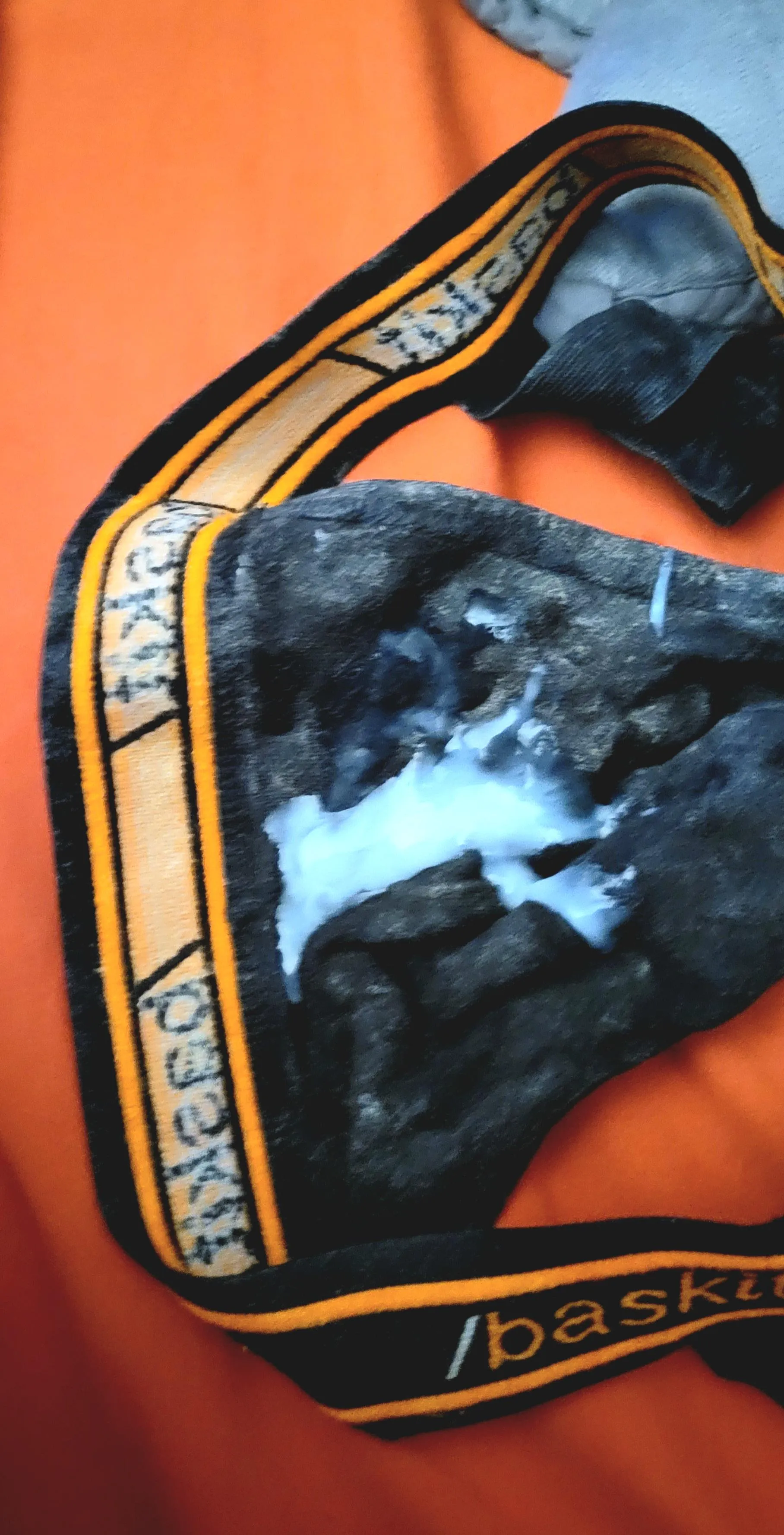 Added another thick load to mine and my body's jockstrap cumrag (500+ loads)