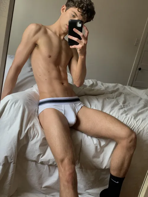 Anyone wanna come mess around with me in my white briefs